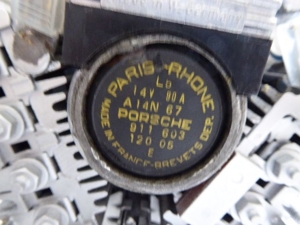 Valeo Lichtmaschine A14N67 Porsche 911 Bosch 0986080300 Bild 2