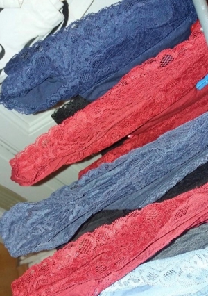 Unterwäsche Nylons Unterhose Tanga String Höschen getragen, gebraucht oder neu Bild 6
