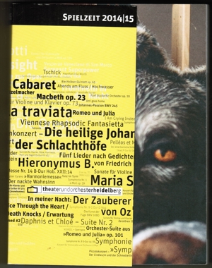 Theater Heidelberg, Spielzeit 2014/15, Spielzeitheft, no PayPal