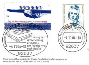 Deutsche Post, Posteigenwerbung, Ganzsache, anno 2004, no PayPal Bild 2