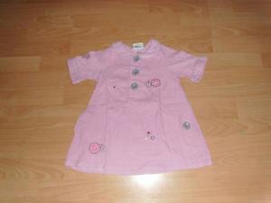 Kleid von Topolino, rosa mit Motiven, Gr. 92