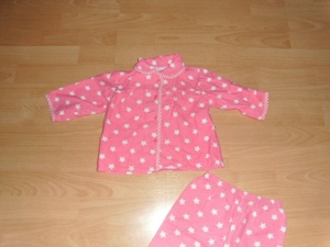 Schlafanzug von Baby, 2 tlg. rosa mit Sternen, Gr. 86 Bild 2