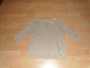 Strechshirt von Oui Moments, beige Gr. 42/44