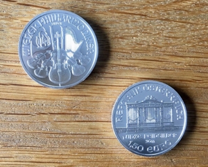 Silbermünzen (Österreich 1,5 Euro) Bild 4