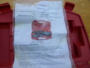 Werkzeugsatz zum Aufweiten von Auspuff-Steckmuffen im Koffer mit Ersatzringen (Nagelneu) verkaufen Bild 2