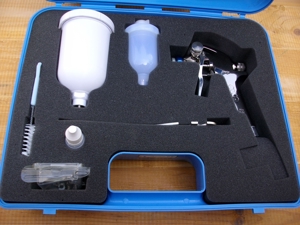 Lackierpistole EWO Minipaint HVLP im Koffer (NEU) mit Düsensatz 0,7mm zu verkaufen Bild 4