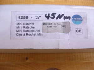 1/4 Zoll DL-Ratschenschrauber 45Nm Steiner Mod.1250 im Originalkarton Neuwertig zu verkaufen. Bild 1
