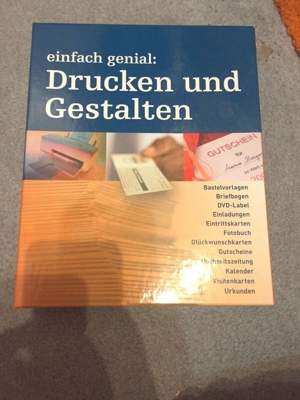 Software Handbuch CD Drucken und Gestalten PC Programm Bild 1