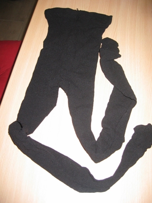Nylon- Strumpfhose, halterlose Strümpfe, Söckchen für dich 1-4 Tage getragen. Bild 5