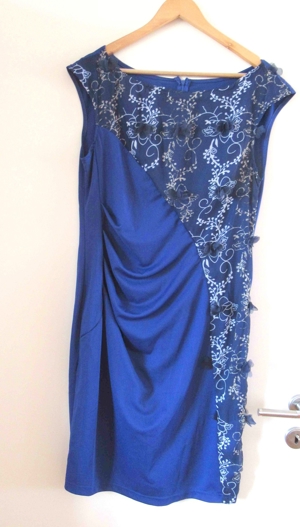 NEUES megacooles blaues Kleid mit Details Größe XXL