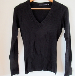 NEUER schwarzer sehr weicher Strickpullover Pullover Gr. M/S Bild 2