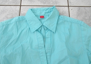 NEUWERTIGE helle blaue kurzärmelige Bluse von S.Oliver Größe 38 Bild 2