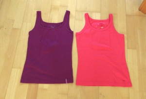 NEU 2 Trägertops rötlich und violett Größe 36 S.Oliver und Zero