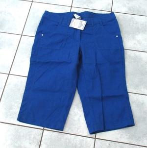 NEUE blaue Caprihose Up Fashion Größe 42