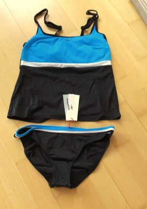 NEUER blauschwarzer Tankini KangaRoos Größe 38