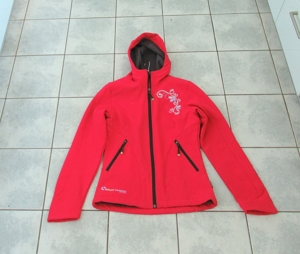 NEUE pinke Softshelljacke White Season mit Kaputze GR.36 Bild 2