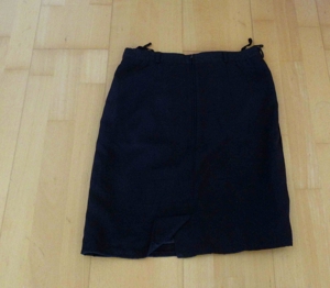 NEUWERTIGER dunkelblauer Rock mit kleinem Schlitz Größe 38 Bild 2