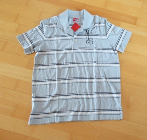 NEUES hell blau gestreiftes Poloshirt Größe S S.Oliver
