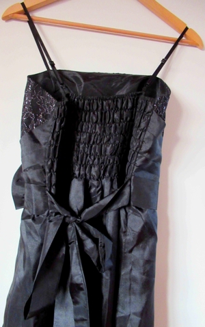 NEUWERTIGES schwarzes Abendkleid mit silber Pinyou Größe XL Bild 4