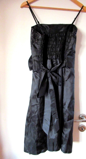 NEUWERTIGES schwarzes Abendkleid mit silber Pinyou Größe XL Bild 5