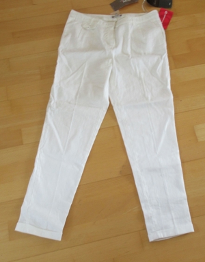 NEUE weiße Leinenhose Größe 38