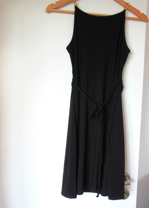 NEUES schwarzgoldenes raffiniertes Kleid S / M Bild 2