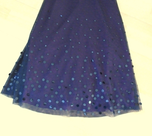 NEUWERTIGES pinkschwarzes Cocktailkleid mit Pailetten Größe M Bild 4