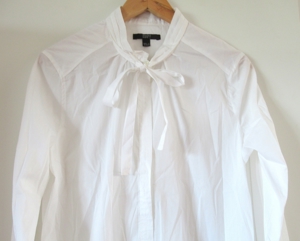 NEUWERTIGE weiße langärmelige Bluse Größe 42 Bild 2