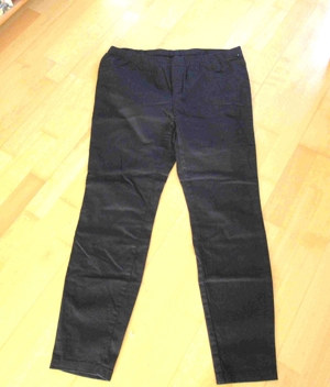 NEUE schwarze jeansartige Schlupfhose Größe 44 Bild 4