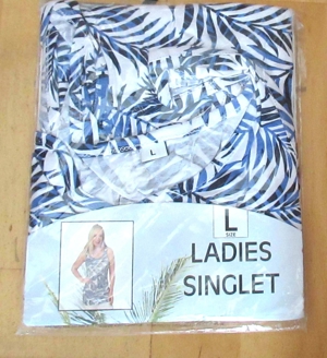 OVP blauweißes Trägertop Trägershirth Gr. L