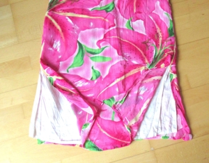 tolles langes rosageblümtes Kleid Größe 42 von Yorn unten Schlitze Bild 3