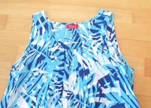 Neues blauweißes luftiges Sommerkleid Größe 40 Bild 2