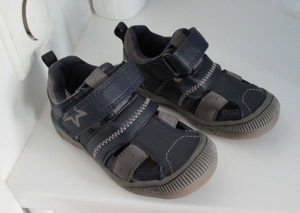 NEUE blaugraue Kindersandalen Größe 23