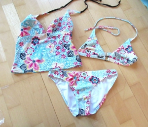 NEUES Tankini Bikini Set aus 3 Teilen Größe 36 / 38