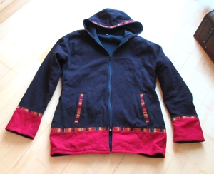 megatolle fleecegefütterte rustikale Jacke mit Kaputze XL Bild 2