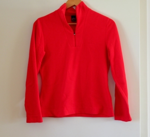 NEUWERTIGER roter Fleecepullover von Odlo Größe S