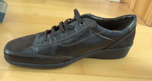 Neuwertige braune Halbschuhe von Stonefly Gr: 39 Leder Antishock Bild 2