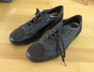 Neuwertige braune Halbschuhe von Stonefly Gr: 39 Leder Antishock