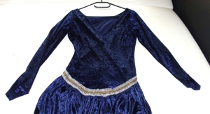 dunkelblaues Mittelalterkleid von Shetlan ca. Gr. M Bild 5