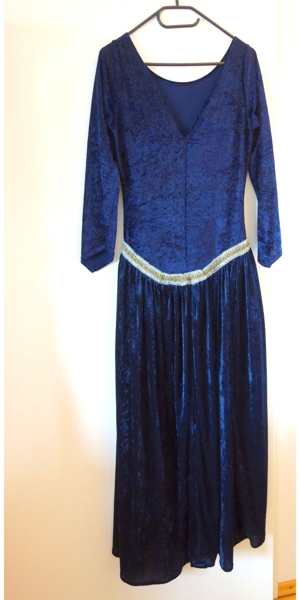 dunkelblaues Mittelalterkleid von Shetlan ca. Gr. M Bild 2