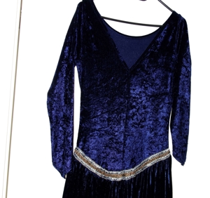 dunkelblaues Mittelalterkleid von Shetlan ca. Gr. M Bild 4