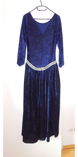 dunkelblaues Mittelalterkleid von Shetlan ca. Gr. M Bild 1