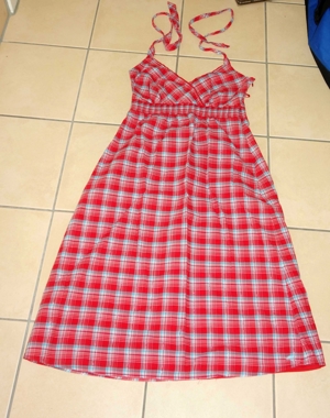 NEUWERTIGES rotkariertes Kleid Größe 36 38 von Esprit Bild 1
