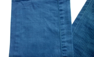 grünliche dezent karierte Jeans von H & M Größe 36 38 Bild 2