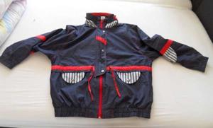 blaue Jacke / Übergangsjacke mit Kaputze Größe 152 Bild 1
