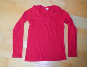NEU schlichtes rotes Shirt Langarmshirt von Esprit Gr. M