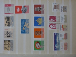 DDR Briefmarken mit Spendenmarken 1973 Bild 8