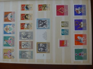 DDR Briefmarken mit Spendenmarken 1973 Bild 9
