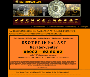 Esoterikportal Esoterikline Job Jobangebot Berlin Kartenlegen Hellsehen Astrologie Arbeit Nebenjob Bild 1