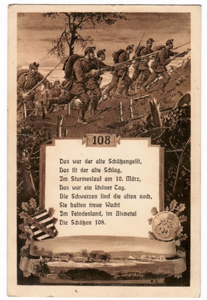 Feldpost Ansichtskarte / Postkarte Deutsche Soldaten WK1... Bild 1